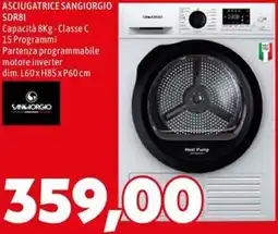 MEGA Asciugatrice Sangiorgio offerta
