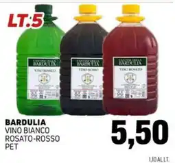 Emporio Amato Bardulia vino bianco rosato-rosso pet offerta
