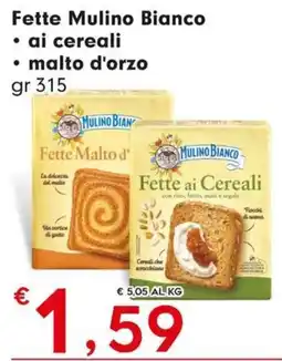DeSpar Express Fette Mulino Bianco ai cereali offerta