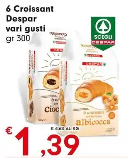 DeSpar Express Croissant Despar vari gusti offerta