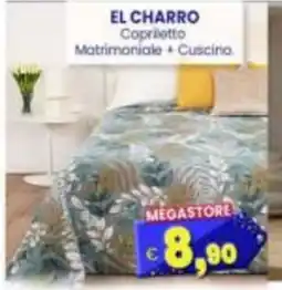 Punto Shopping Megastore El charro copri letto matrimoniale + cuscino offerta