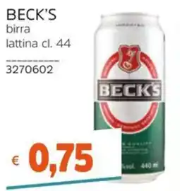 Stop&Shop Beck's birra offerta