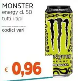 Stop&Shop Monster energy offerta