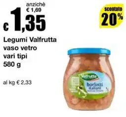 Sì con te Superstore Legumi Valfrutta offerta