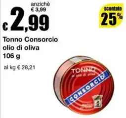 Sì con te Superstore Tonno Consorcio olio di oliva offerta
