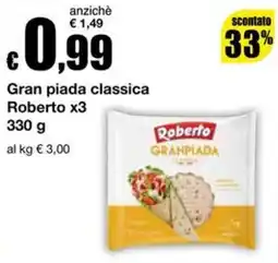 Sì con te Superstore Gran piada classica Roberto offerta