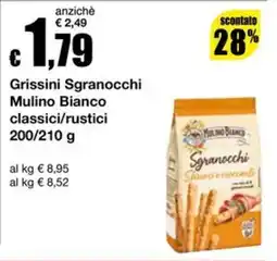 Sì con te Superstore Grissini Sgranocchi Mulino Bianco offerta