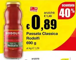 Sì con te Superstore Passata Classica Rodolfi offerta