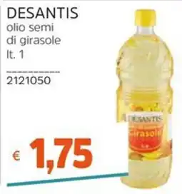 Stop&Shop Olio semi di girasole Desantis offerta