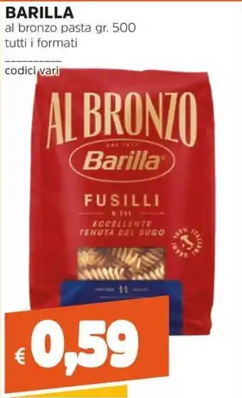 Barilla al bronzo fusilli