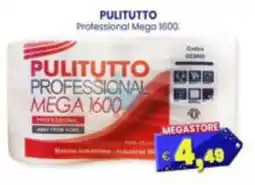 Punto Shopping Megastore Pulitutto Professional Mega 1600 offerta