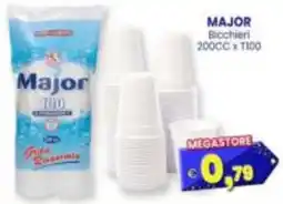 Punto Shopping Megastore Bicchieri Major offerta