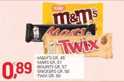 Carni e Affini Supermercati M&M'S offerta