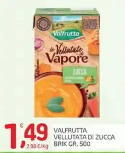 Carni e Affini Supermercati Valfrutta Vellutata di zucca offerta