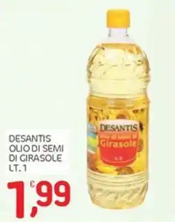 Carni e Affini Supermercati Desantis olio di semi di girasole offerta