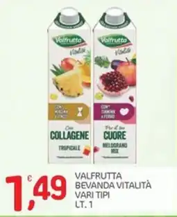 Carni e Affini Supermercati Valfrutta bevanda vitalità offerta