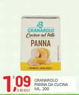 Carni e Affini Supermercati Granarolo panna da cucina offerta