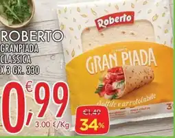 Carni e Affini Supermercati Roberto Gran Piada Classica offerta