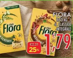 Carni e Affini Supermercati Flora riso il classico/ integrale offerta