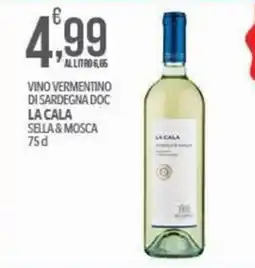 Iper Nonna Isa Vino Vermentino di Sardegna Doc La Cala Sella & Mosca offerta