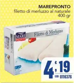 Gruppo di Palo Filetto di Merluzzo Mare Pronto offerta