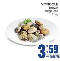 Gruppo di Palo Vongole brown surgelate offerta