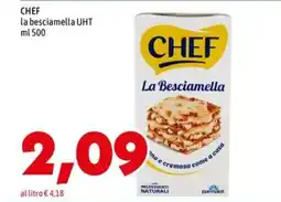 MEGA Chef la besciamella UHT offerta