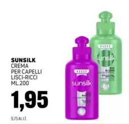 Emporio Amato Sunsilk crema per capelli lisci-ricci offerta