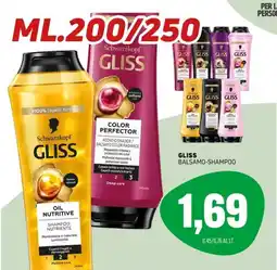 Emporio Amato Schwarzkopf GLISS Balsamo-Shampoo offerta
