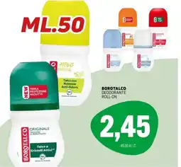 Emporio Amato Borotalco deodorante roll-on offerta