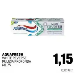 Emporio Amato Aquafresh White Reverse Pulizia Profonda offerta
