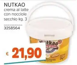 Stop&Shop Nutkao crema al latte con nocciole offerta
