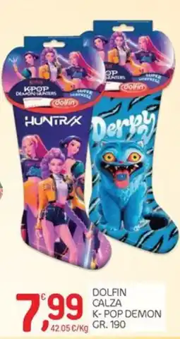 Carni e Affini Supermercati Dolfin calza K-Pop Demon offerta