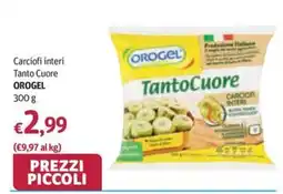 Futura Supermercati Carciofi interi Tanto Cuore OROGEL offerta