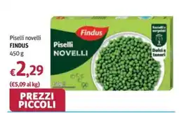 Futura Supermercati Piselli novelli Findus offerta