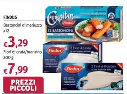 Futura Supermercati Findus Bastoncini di merluzzo offerta