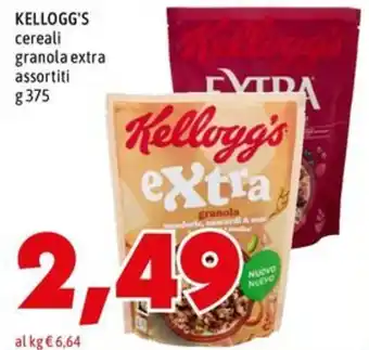 Kellogg's cereali granola extra assortiti