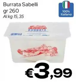MAX Supermercati Burrata Sabelli offerta