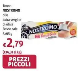 Futura Supermercati Tonno Nostromo offerta