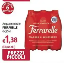 Futura Supermercati Acqua minerale Ferrarelle offerta