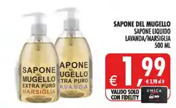 Deco Iperstore Sapone del Mugello sapone liquido lavanda/marsiglia offerta