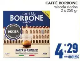 Gruppo di Palo Caffè Borbone miscela decisa offerta