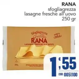 Gruppo di Palo Lasagne fresche all'uovo Rana offerta