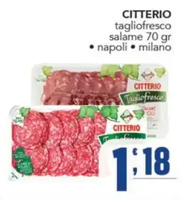 Gruppo di Palo Citterio tagliofresco salame offerta