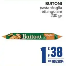 Gruppo di Palo Buitoni pasta sfoglia rettangolare offerta