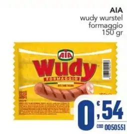 Gruppo di Palo AIA wudy wurstel formaggio offerta