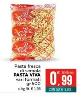 Altasfera Pasta fresca di semola Pasta Viva offerta