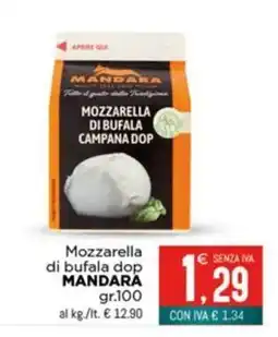 Altasfera Mozzarella di bufala dop Mandara offerta