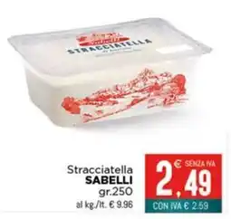 Altasfera Stracciatella Sabelli offerta