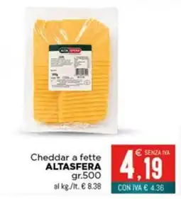 Altasfera Cheddar a fette Altasfera offerta